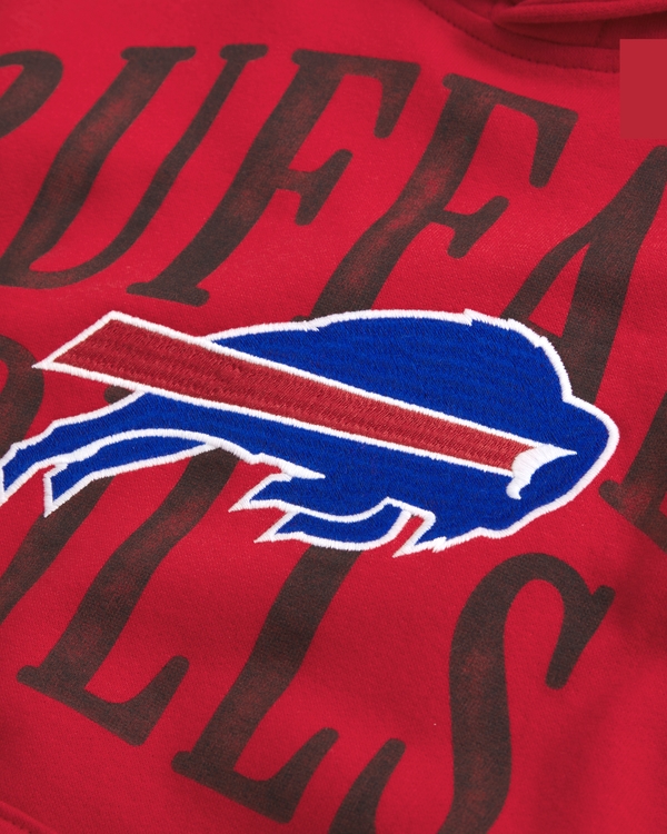 kids buffalo bills popover hoodie, Red - Bills view 2