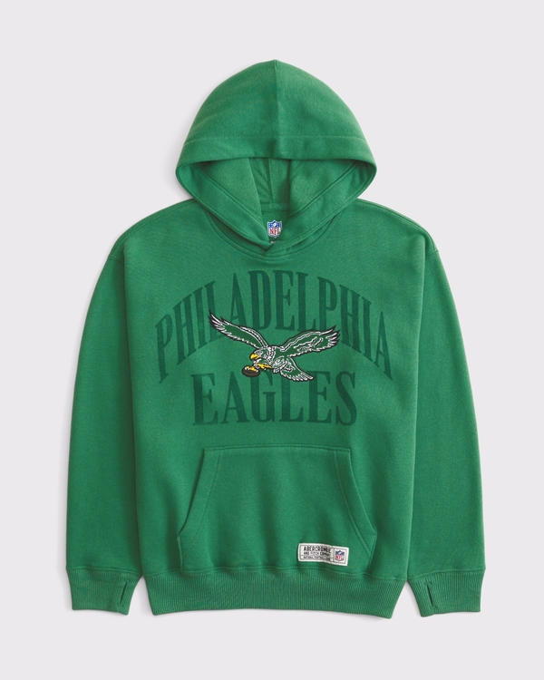 kids philadelphia eagles popover hoodie, Green - Eagles view 1