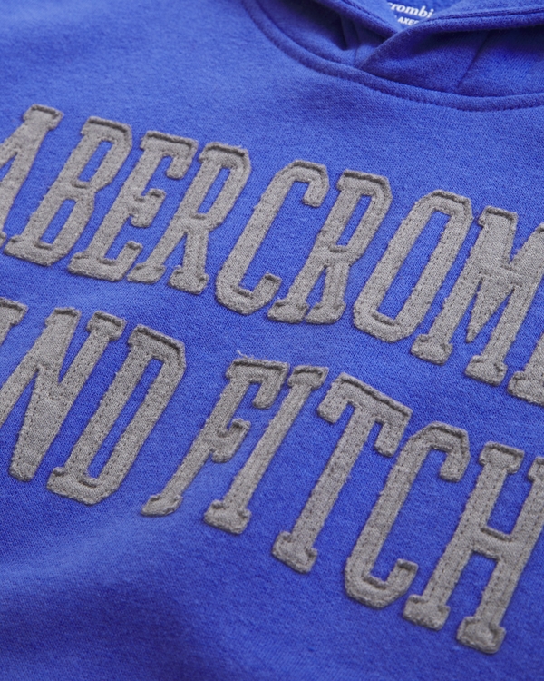 logo popover hoodie, Cobalt Blue view 2