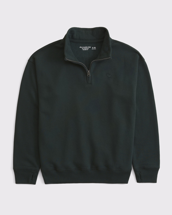 essential icon quarter-zip sweatshirt