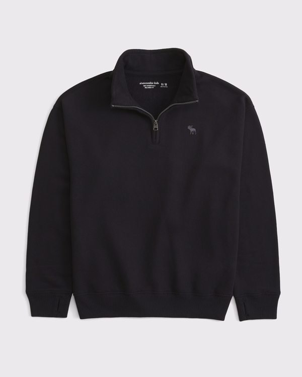 essential icon quarter-zip sweatshirt