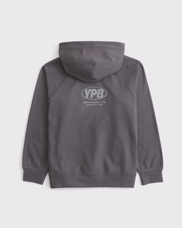 ypb performance logo hoodie, Dark Gray view 2