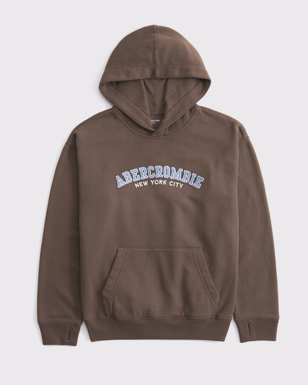 logo popover hoodie