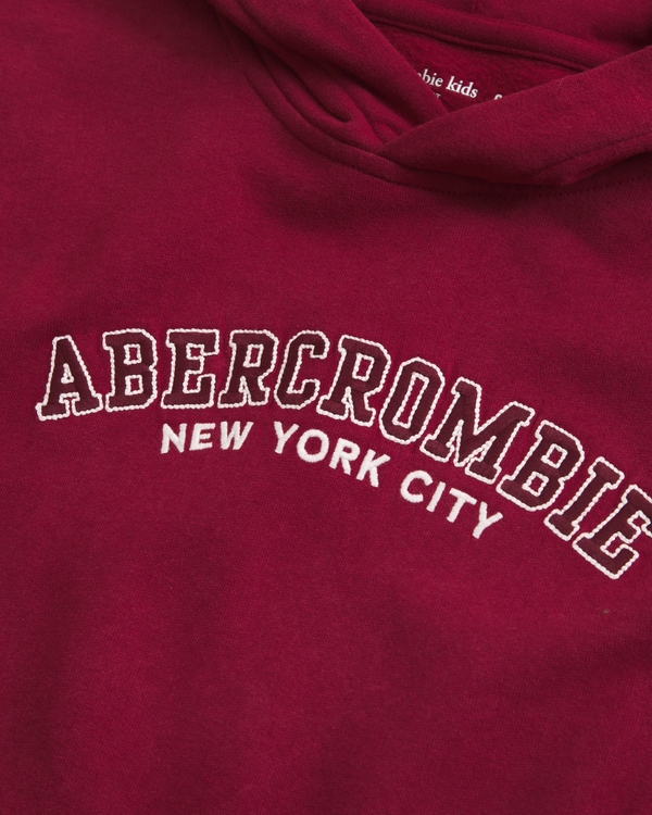 logo popover hoodie, Rich Ruby view 2