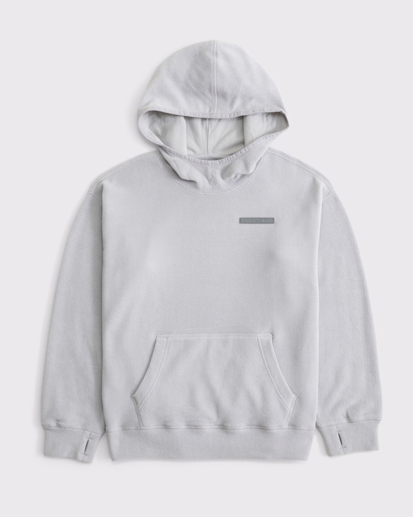 ypb fleece logo popover hoodie