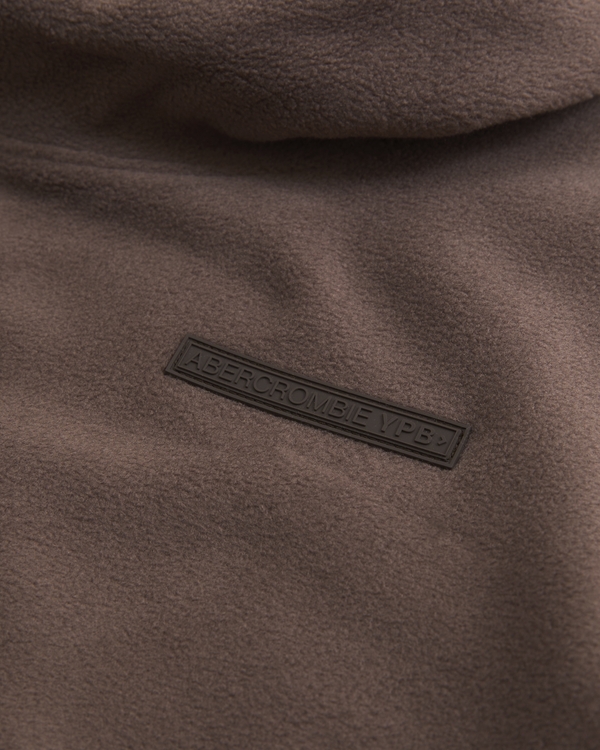 ypb fleece logo popover hoodie, Ash Brown view 2