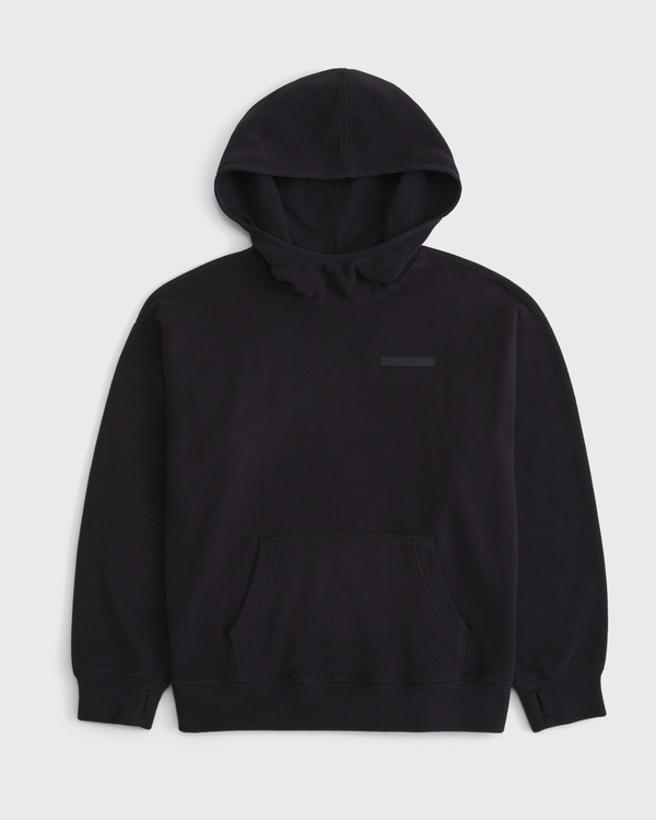 ypb fleece logo popover hoodie