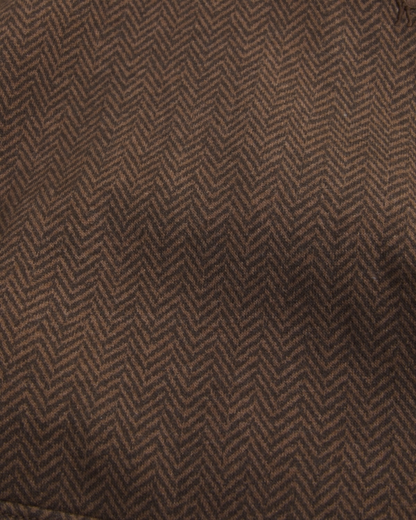 essential icon hoodie, Brown Pattern view 2
