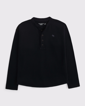 essential icon henley sweatshirt from Abercrombie & Fitch - $23.97