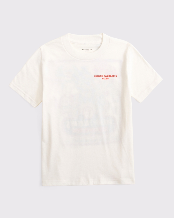 five nights at freddy's graphic tee, White view 2