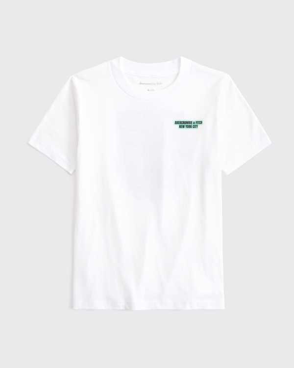 relaxed logo tee, White view 2