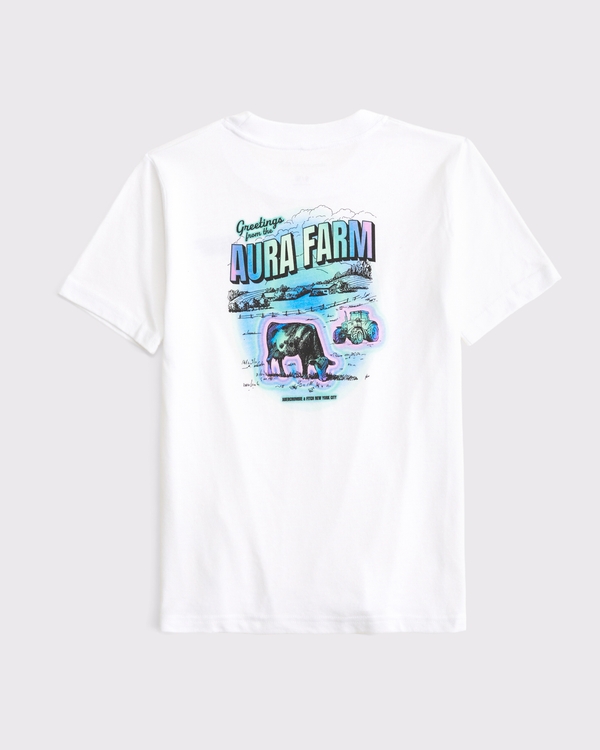 relaxed logo tee, White view 1