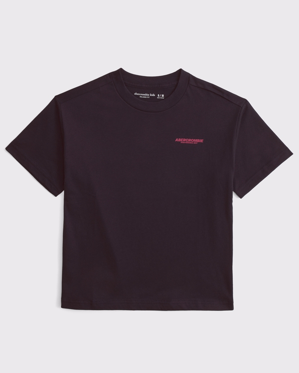 ypb relaxed logo tee, Black view 2