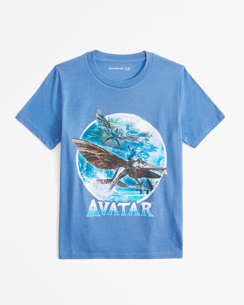 Boys Avatar Graphic Tee in Light Blue | Size 13/14 | Abercrombie Kids