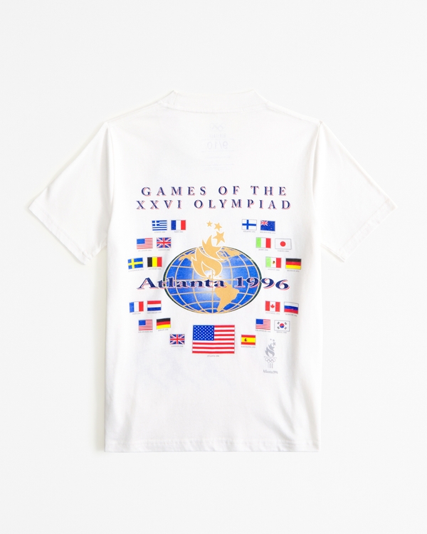olympics graphic tee, White view 2