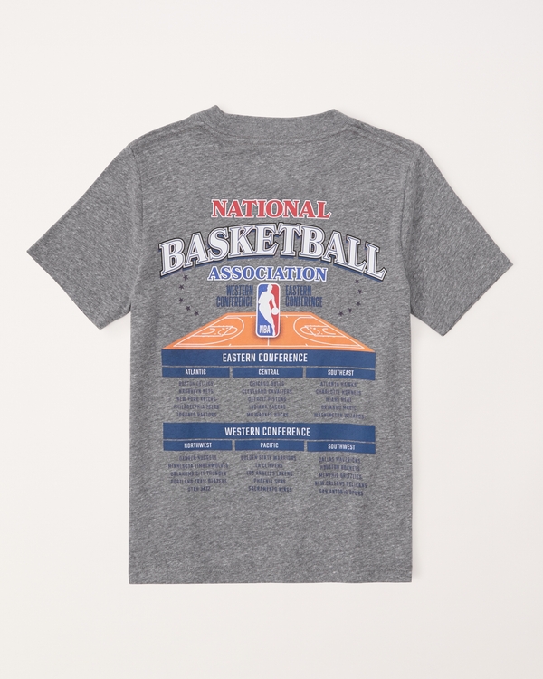 nba graphic tee, Grey