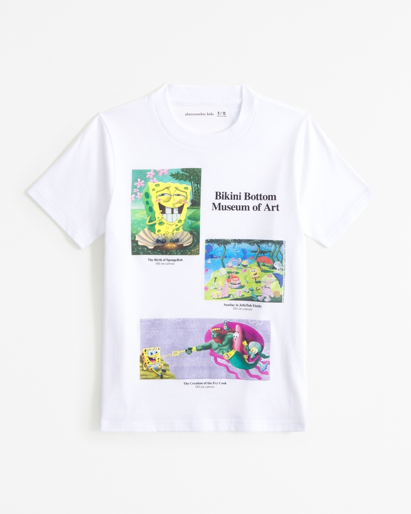 spongebob squarepants graphic tee