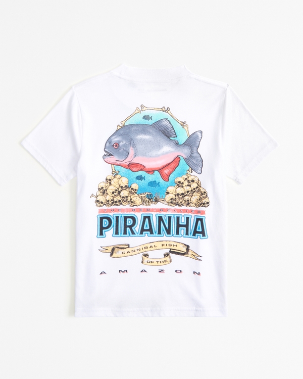 Fish in A Bag Tee Navy / M