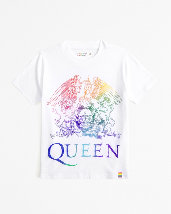 pride kids queen graphic tee, White