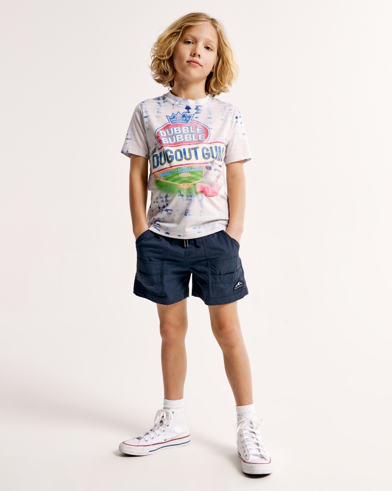 tie-dye dubble bubble graphic tee