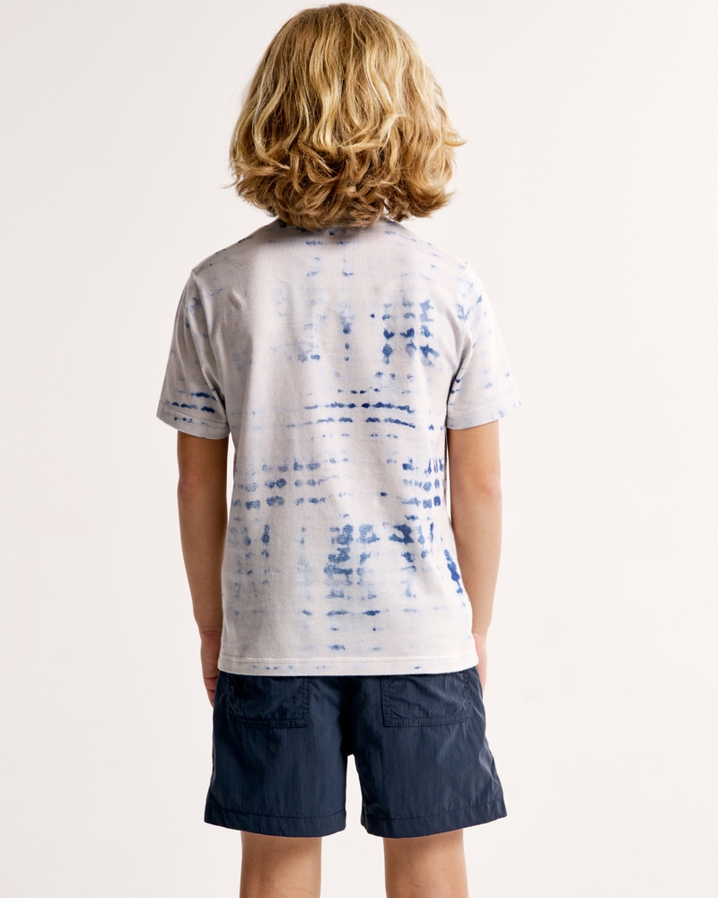 tie-dye dubble bubble graphic tee