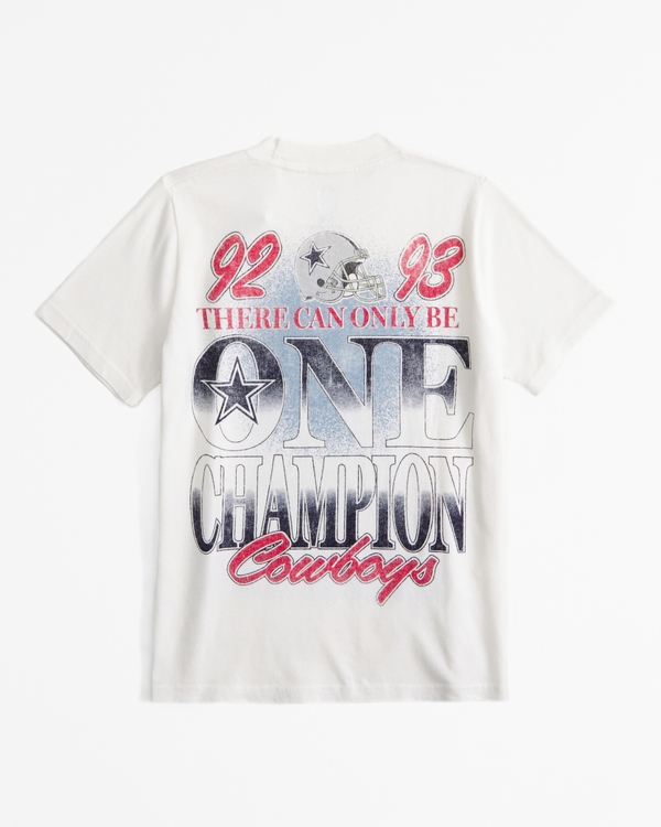 dallas cowboys graphic tee, Cream - Cowboys view 2