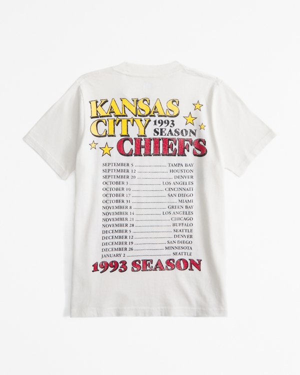 kansas city chiefs graphic tee, Cream - Chiefs view 2