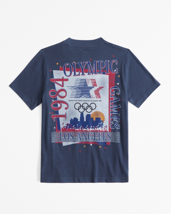 olympics graphic tee, Vintage Indigo