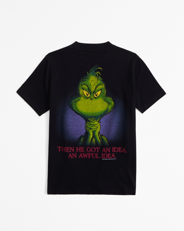 the grinch graphic tee, Black