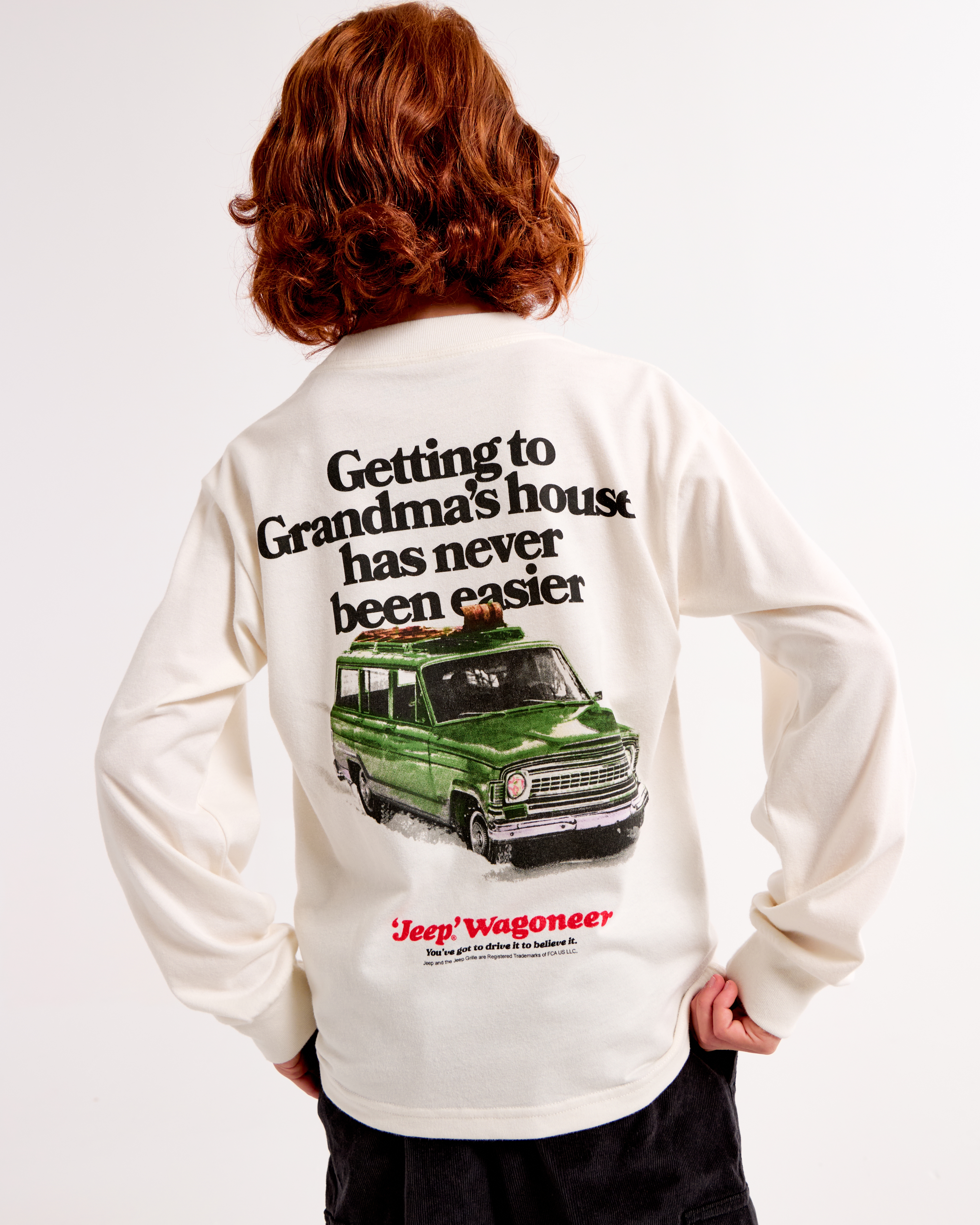 [JEEP]★23FW★Wagoneer Sleeve Print Half Neck Sweatshirt JEEP]☆23FW☆Wagoneer Sleeve Print Half Neck Sweatshirt