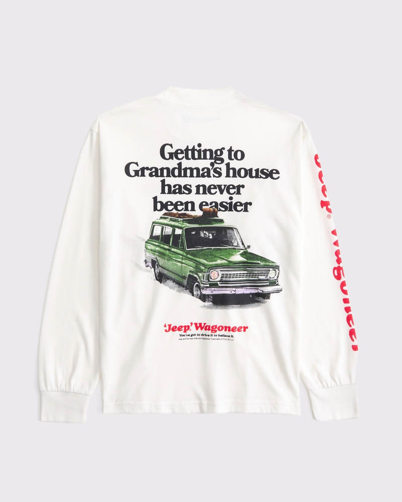long-sleeve jeep wagoneer graphic tee
