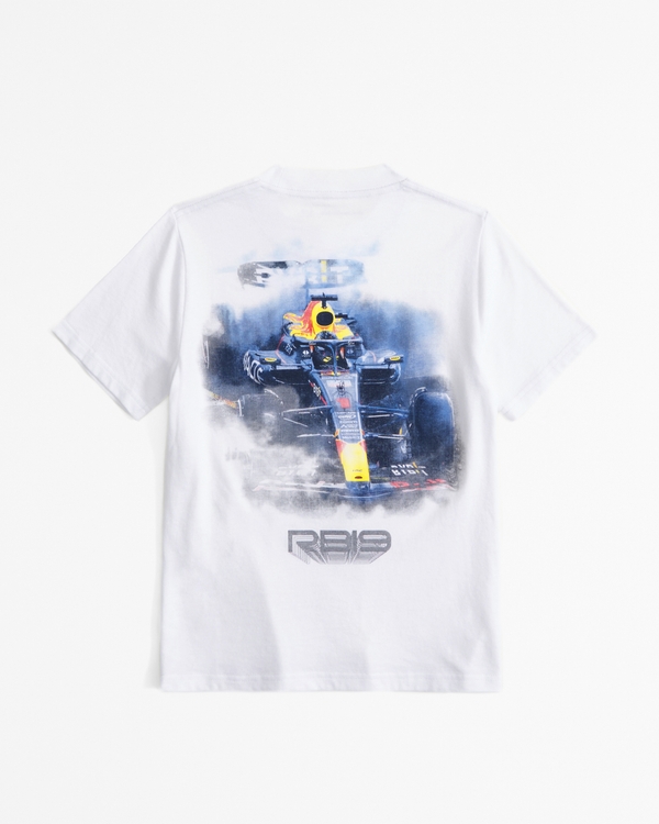 oracle red bull racing graphic tee, White