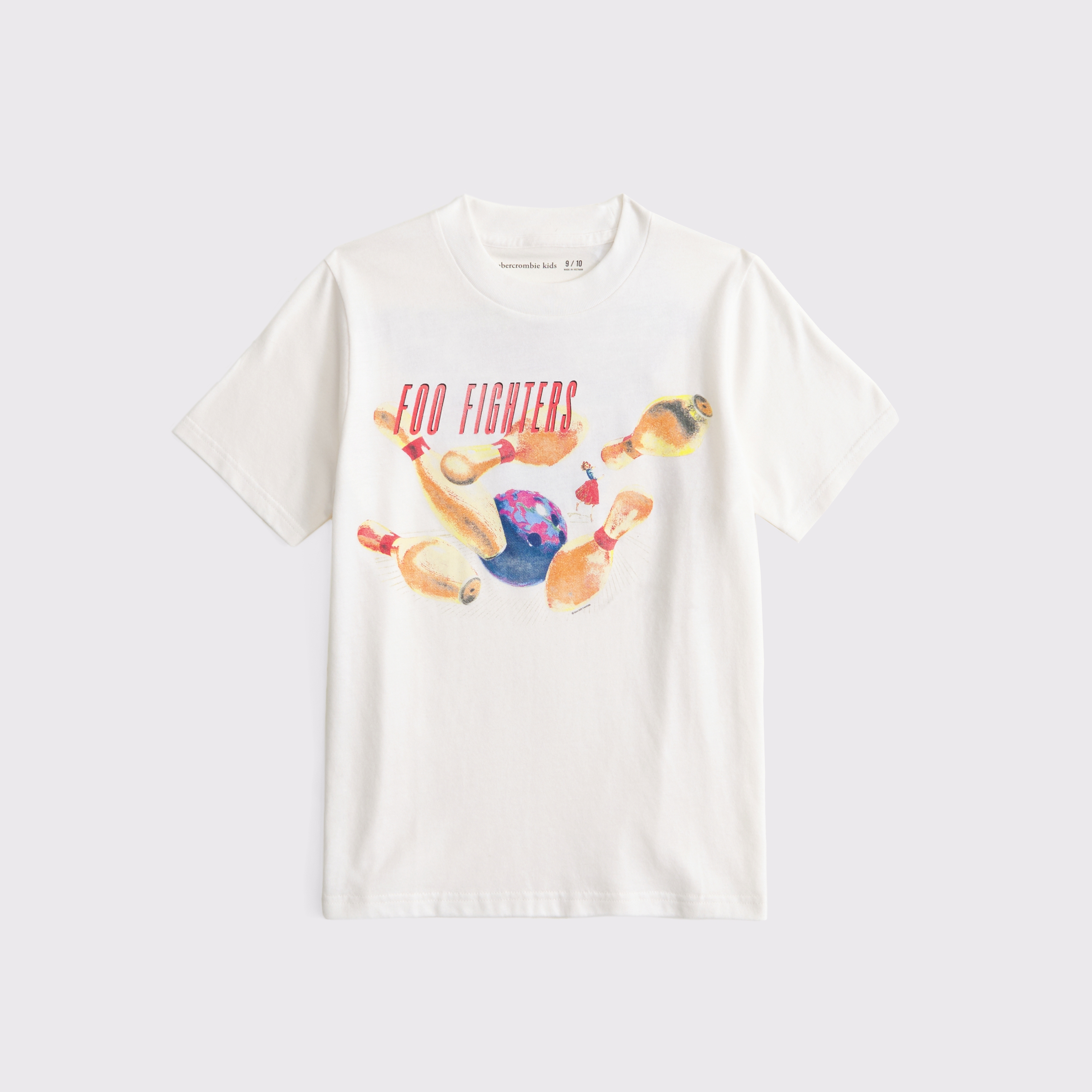 Abercrombie & Fitch Kids' Foo Fighters Graphic Tee In White
