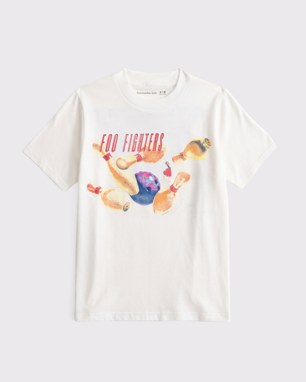 foo fighters graphic tee, Cream view 1