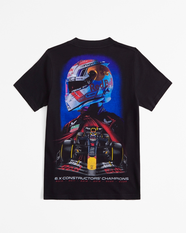 oracle red bull racing graphic tee, Dark Gray