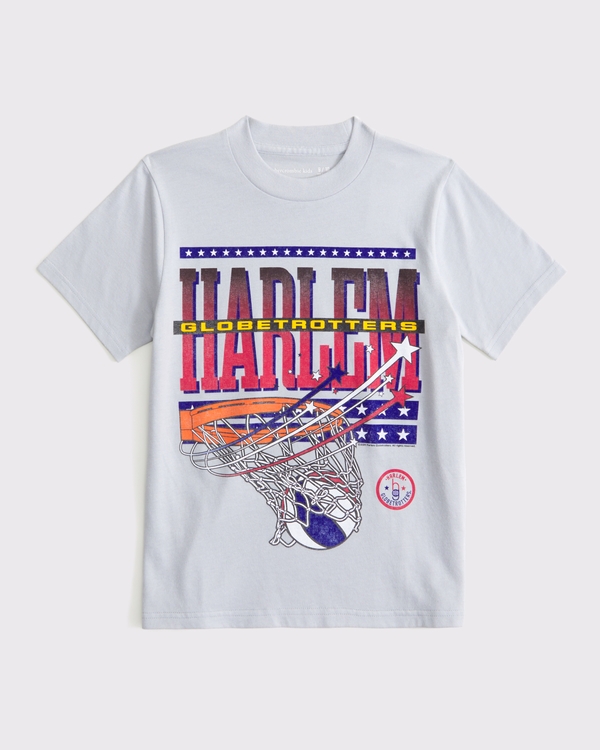 harlem globetrotters graphic tee, Gray view 1