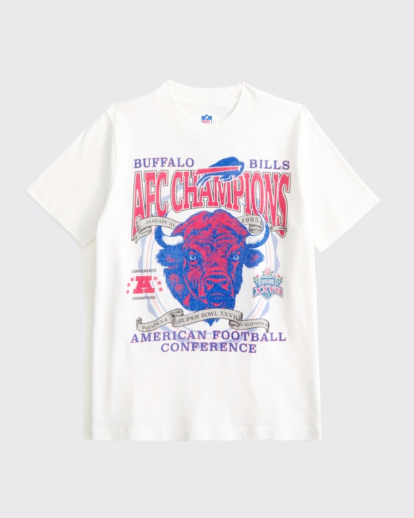 buffalo bills graphic tee, Cream - Bills view 1