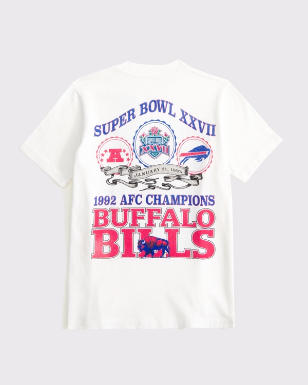 buffalo bills graphic tee, Cream - Bills view 2