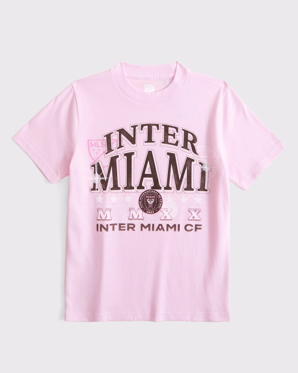 inter miami cf graphic tee, Pink view 1
