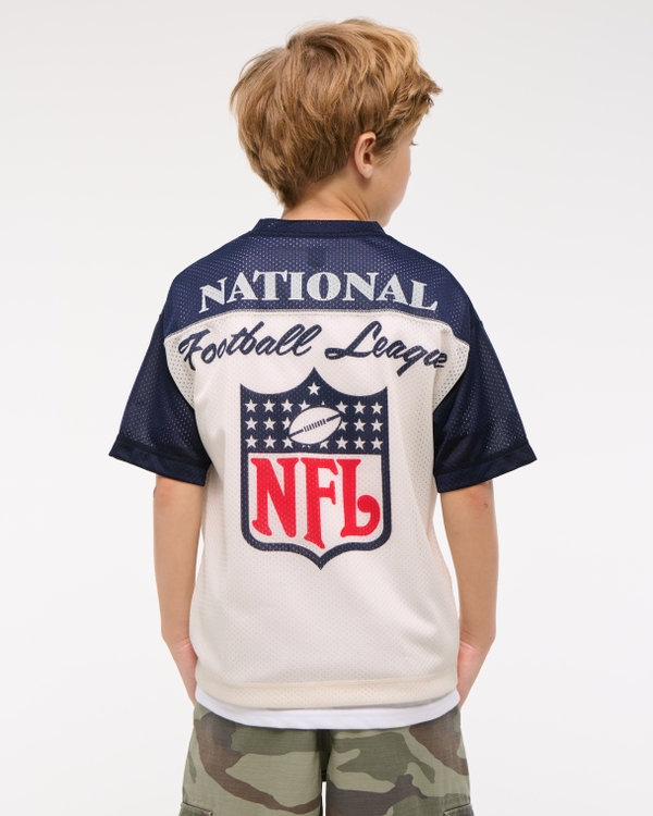 nfl short-sleeve fashion top, Cream view 1