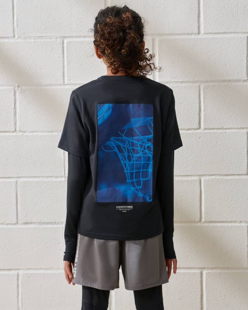 ypb all day cool logo twofer tee