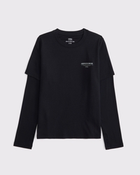 ypb all day cool logo twofer tee