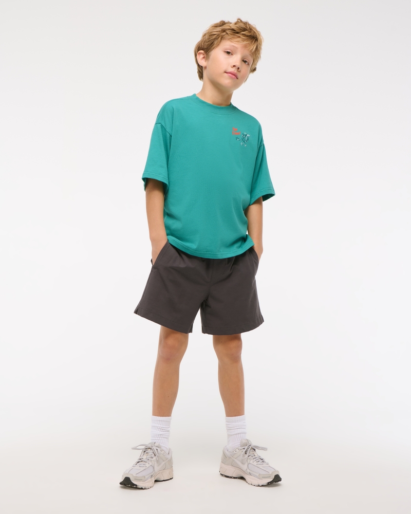 sporty graphic tee