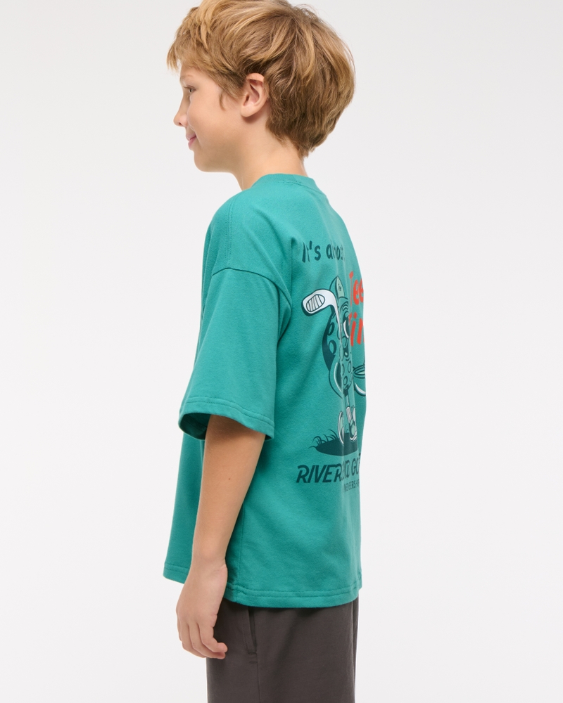 sporty graphic tee