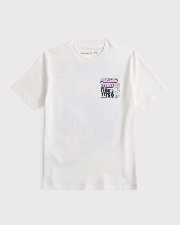 pokemon graphic tee, Cream view 1