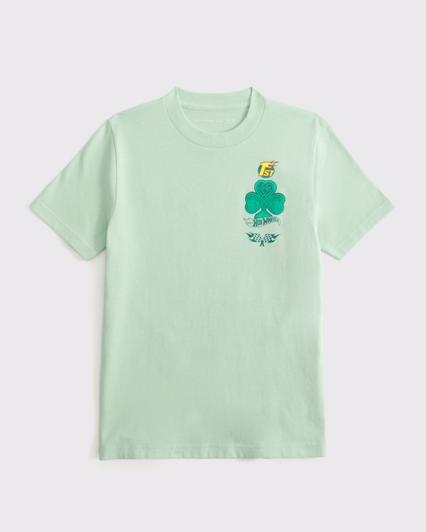 hot wheels graphic tee, Light Sage view 2