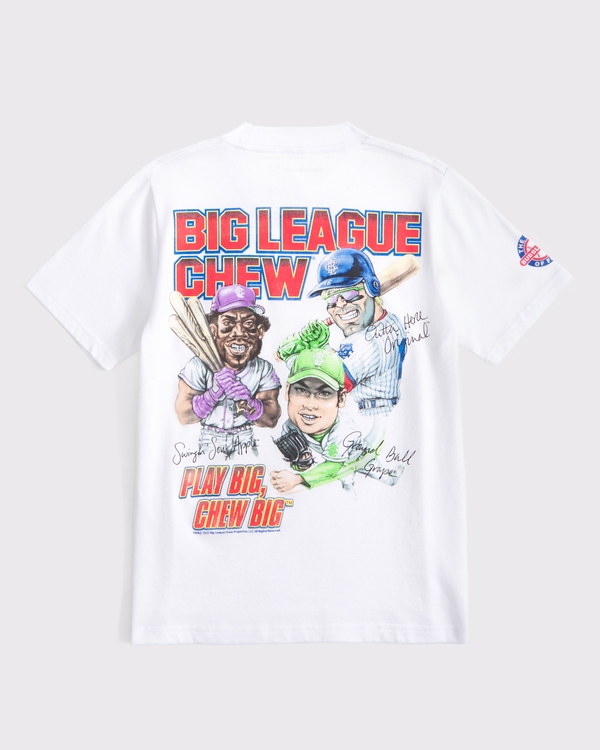 big league chew graphic tee, White view 1