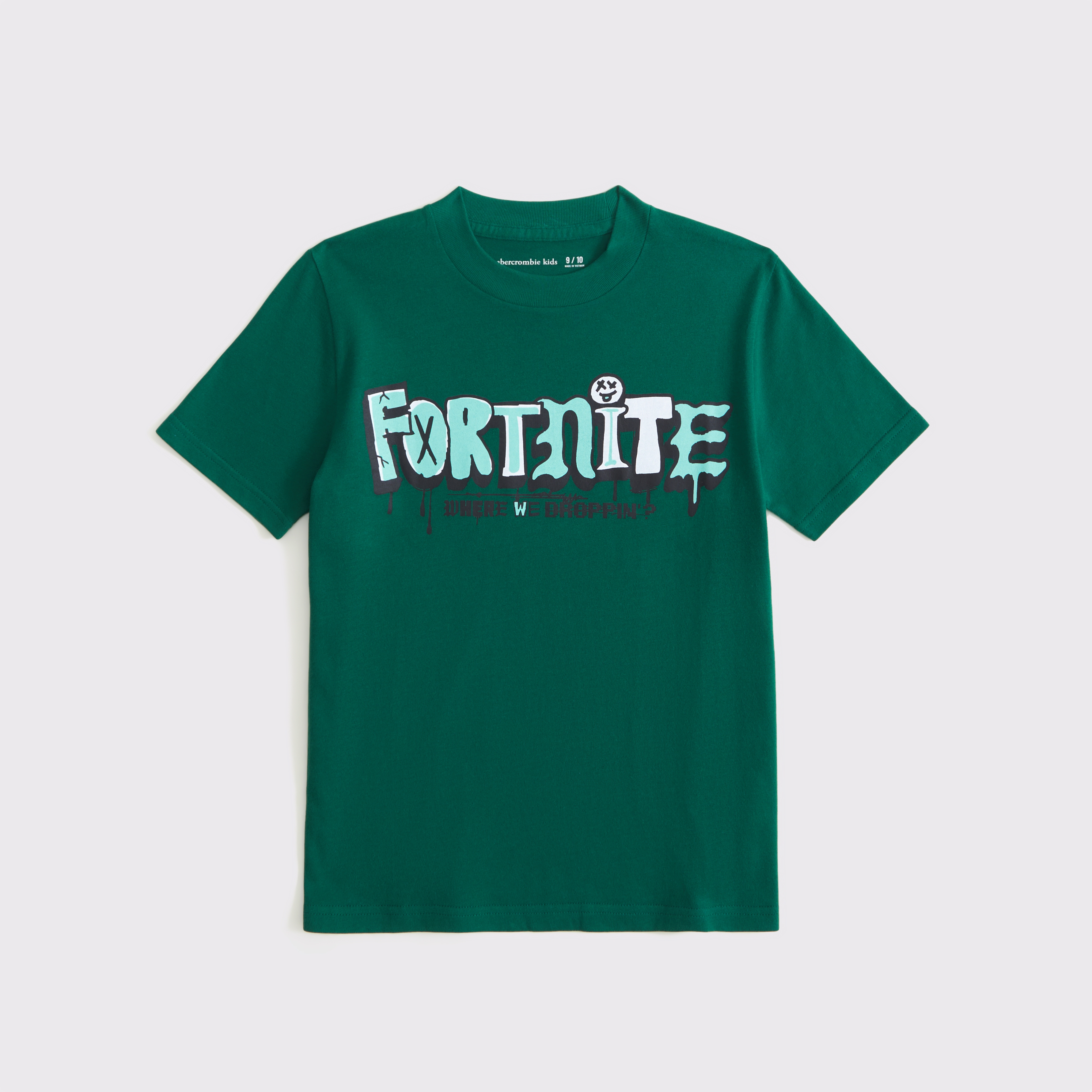 Abercrombie & Fitch Kids' Fortnite Graphic Tee In Green