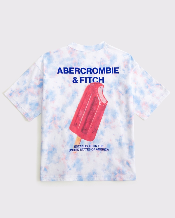 imagery logo graphic tee, White Pattern view 1