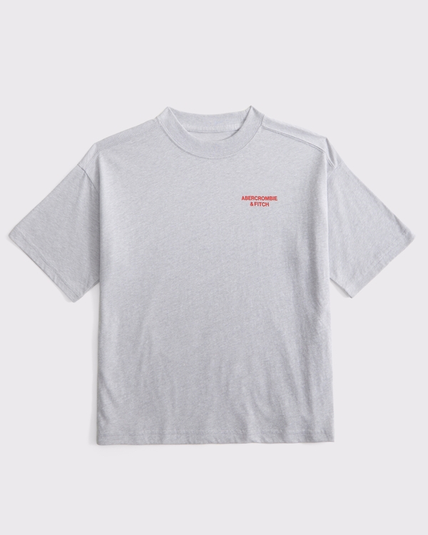imagery logo graphic tee, Light Gray view 2